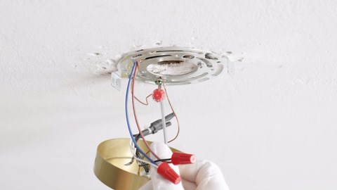 Globe Milk Glass Ceiling Light: Gold 3 Lights Sputnik Chandelier - Linear Mid Century Modern Semi Flush Mount Ceiling Light - 13 Inch Brass Lighting Fixture with Sphere Shade for Bedroom Living Room