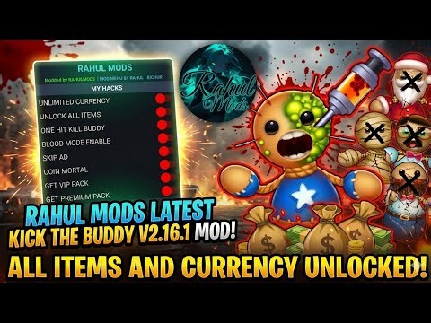 KICK THE BUDDY LATEST MOD MENU | KICK THE BUDDY V.2.16.1 MOD APK | KICK THE BUDDY MOD MENU V.2.16.1