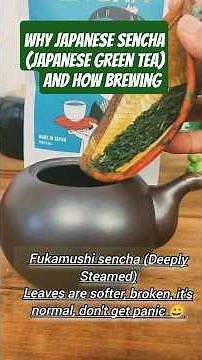 why choose Japanese green tea fukamushi Sencha, because of the savoury full-bodied Umami flour