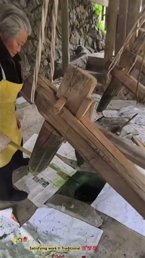 Ancient hammer equipment from wood 🌿- Introduce of Traditioal Tool