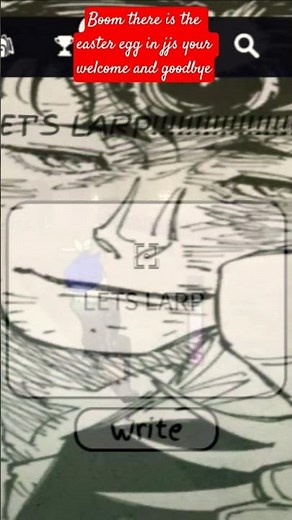 how to get Ryu's LETS LARP!!!!!! easter egg in jjs jujutsu shenanigans