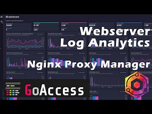 GoAccess - Webserver Log Analytics + Nginx Proxy Manager Statistics