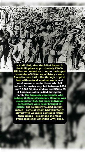 Why the Bataan Death March Never Saw True Justice #history