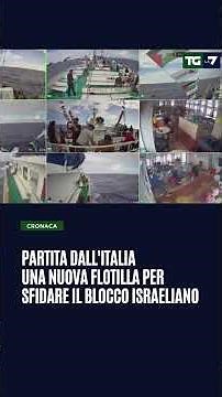 Partita dall'Italia una nuova Flotilla per sfidare il blocco israeliano
