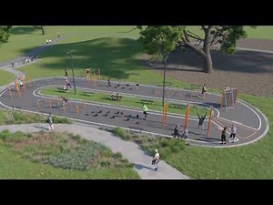 Obstacle course - Outdoor Fitness Design Idea by KOMPAN