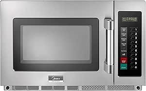 MIDEA Equipment 1834G1A Commercial Microwave, 1800 Watts, Stainless Steel