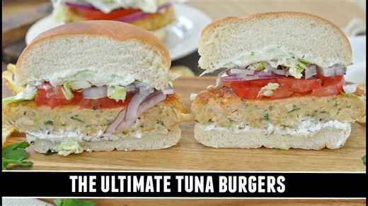 Better-than-beef tuna burgers | Quick 20-minute recipe