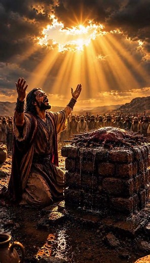 When Fire Fell From Heaven! 🔥 | Elijah vs 450 Prophets of Baal