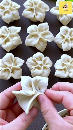 Dumpling Folding Techniques | Easy Dumpling Wrapping Tutorial #food #shorts