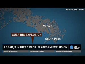 1 dead, 3 hurt in oil platform explosion in Gulf