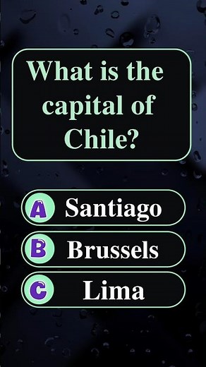 What is the capital of Chile?