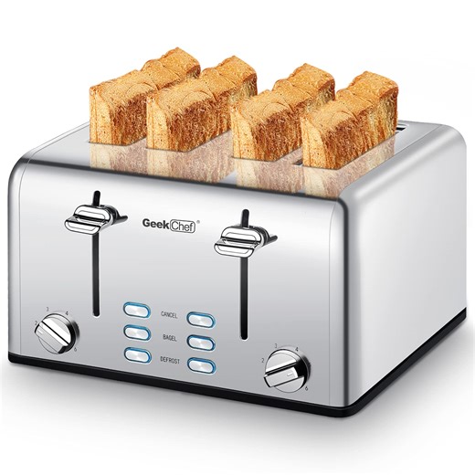 Watch Stainless steel, easy to clean, 4slice toaster on Amazon Live