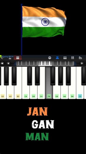 Jana Gana Mana Piano Tutorial | National Anthem 🎹🇮🇳 #nationalanthem #India