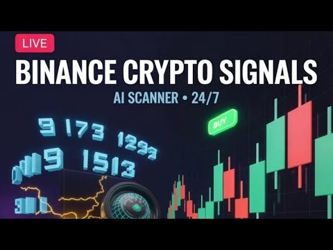🔴 LIVE: Binance Crypto Signals 24/7 | AI Scanner | Scalping Signals