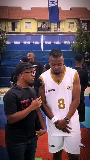 Post Match Interview with Mpho Pops and Robot Boiii talking about their win as well their favourite Riky Rick Moment! 🏀😂❤️