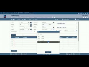 Transaction Forms - Purchase Order Creation in Alignbooks