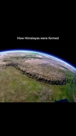 The Himalayas were formed over millions of years due to the collision between the Indian and Eurasian tectonic plates. As the Indian plate pushed northward, it collided with the Eurasian plate, causing the Earth's crust to buckle and rise, forming the towering peaks of the Himalayas. This process, known as orogeny, continues today, slowly pushing the mountains higher each year. The Himalayas stand as a testament to the immense forces shaping our planet. ✅If you like this video, don't forget to s