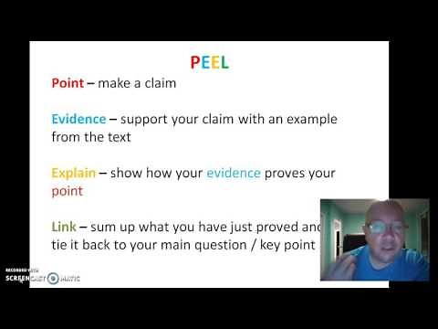How to write a perfect PEEL paragraph