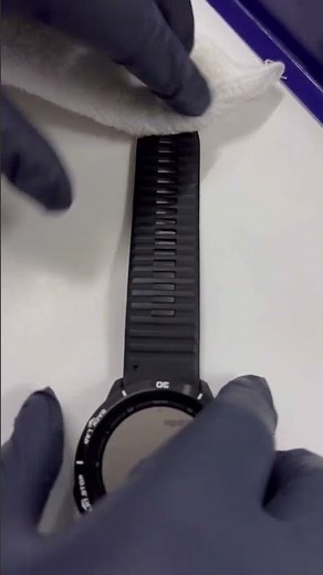 Clean Watch Strap | isopropyl alcohol | #shorts #garmin #shortsfeed #shortsvideo #shortsyoutube