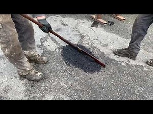 Asphalt Pothole Repair - Overlay / Lapping Patch