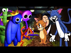 Rainbow Friends VS TOM & JERRY 🎶 FNF Friends To Your End but TOM and JERRY Sing It
