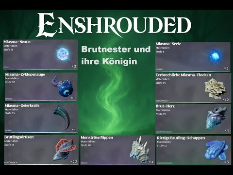 Alle Drops der Brutling-Königin! Miasma-Rüstungen in Update 6 | Enshrouded