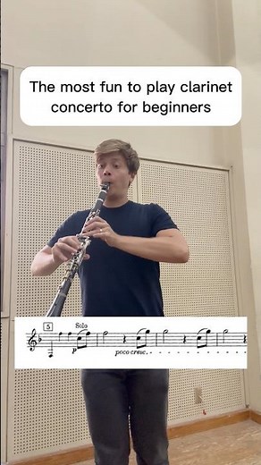 100% best concerto for beginners on the clarinet #clarinet