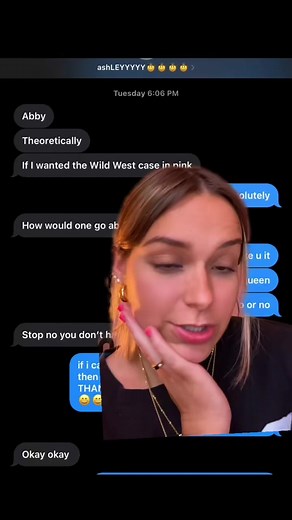 WHO WANTS ASHLEY’S VERSION ON THE WEBSITE💖💕💞💗 #greenscreen #western #country #pink #smallbusiness