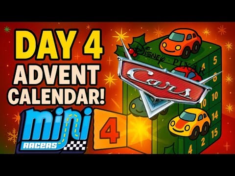 DAY 4 Advent Calendar Surprise! 🚗 Opening Door #4 – Mini Racers Unboxed!