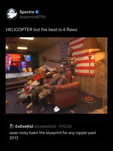 HELICOPTER but the beat is 4 Raws #mashup #mashups #asaprocky #dontbedumb #esdeekid