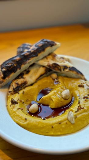 Easy, beautifully spiced, Autumnal hummus using these fantastic Italian, Delica Pumpkins. Just as good with a butternut squash but I thought given the time of year this would be appropriate. Recipe & long form video available in link in bio & stories Happy Halloween, Happy Cooking. 🎃 #chef #recipe #hummus #pumpkin #halloweenfood | Adam Byatt