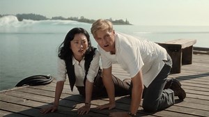 Godzilla sends it back. Monarch: Legacy of Monsters – Now Streaming | Apple TV