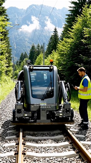 Smart Rail Vehicle Testing on Mountain Tracks #railway #train #railroad | Zona Lokomotif