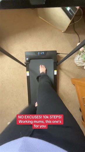 The moment I realised I could walk 5k steps during my lunch break without leaving the house I actually cried a little 😭 No babysitter needed. No gym membership. No “finding the time” because the time is literally whenever you want 🙏 This UMAY walking pad is SILENT, folds away in seconds and cost me less than a month’s gym membership 💀 300lbs capacity • 15% incline • Mum guilt about not looking after yourself ends HERE 🚨🫶 ⬇️ #WorkingMum #MumFitness #WalkingPad #MumTok #HomeGym