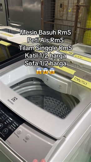Promosi Hebat: Mesin Basuh dan Perabot RM5 di Johor!
