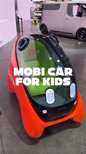 1.1K views · 36 reactions | Toyota reveals mobi during Japan Mobility Show 2025, an electric bubble car for kids, the prototype forms part of the company’s Mobility for All project, which aims to create vehicles that can transport anyone, regardless of age or ability. #toyotamobi kidscarmobi #toyotakidscar #mobilityforall #toyota | Floyd Seh Dixon | Facebook