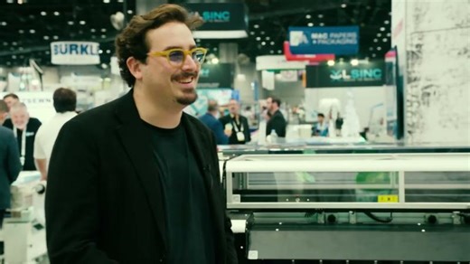 Canon Colorado + Neolt XY Matic Trim Plus | Automated Wallpaper Cutting at Printing United 2025 | CUTWORX USA