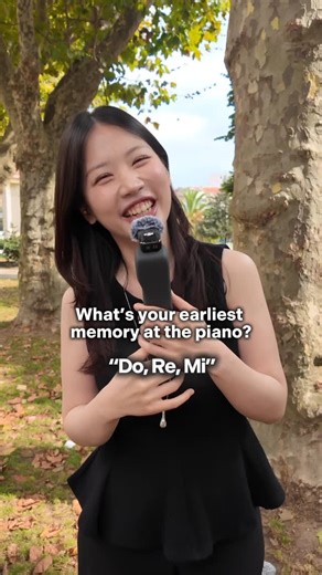 Gijón Piano Festival on Instagram: "✨ Part 2 · Student interviews | 25th Edition Applications for the 26th Gijón International Piano Festival are open. And this is part 2 of what it feels like to live music from the inside. This time, we asked our students a different question: What is your very first memory at the piano? Small moments. Honest answers. Memories that stay with you long before the stage. This is the spirit of the festival: learning, community, and living music together. If it reso