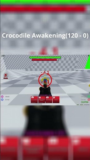 Crocodile (120 - 0) #roblox #aba #anime #gaming #animecombos