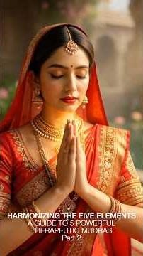 HARMONIZING THE FIVE ELEMENTS A GUIDE TO 5 POWERFUL THERAPEUTIC MUDRAS Part 2 #tutorials #shorts