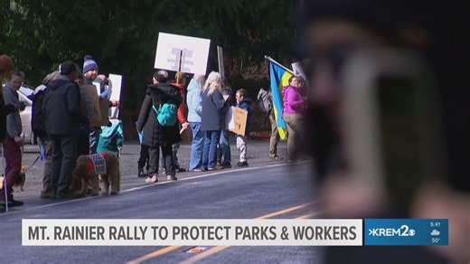 Mt. Rainier rally to protect parks and workers