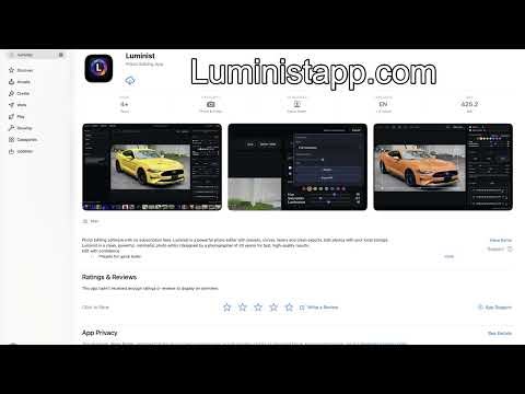 Free Photo editing software - Get Luminist on App Store
