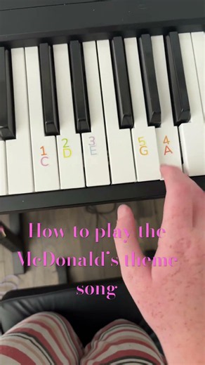 How to play the McDonald’s theme song #Piano ￼￼