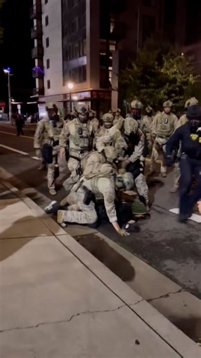 Protesters arrested outside Portland ICE facility