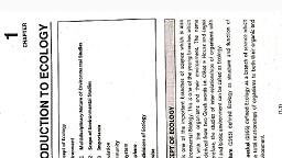 Animal Ecology - Zoology - Notes - Teachmint