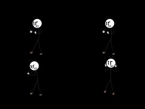 Henry Stickmin Default Dance over one million times