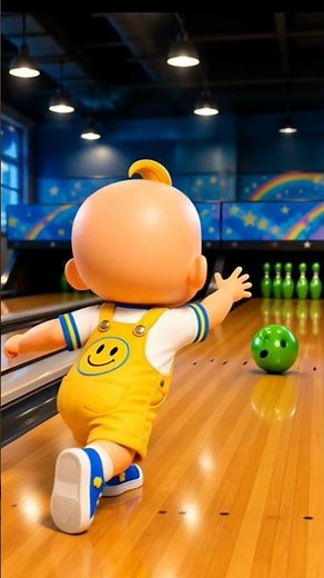 Learn Colors with Balls for Toddlers 🎳 | Bowling Game for Kids #kidsgames #colors