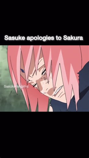 Sasukefangirl-z on Instagram: "Sasuke apologies to Sakura #sasuke #naruto #boruto #sasusaku #sakura #anime #narutoshippuden #itachi"