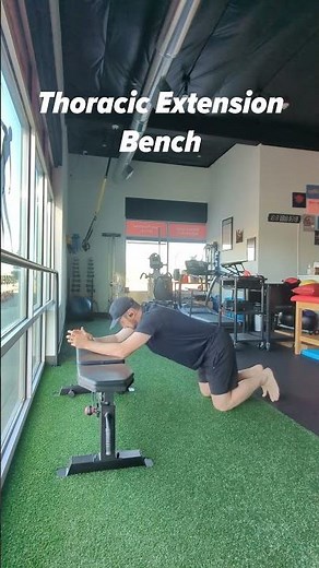 Thoracic Extension with Chair Bench