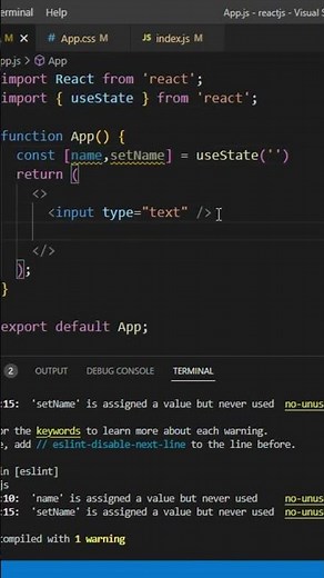 How to use useState React #shorts #reactjs